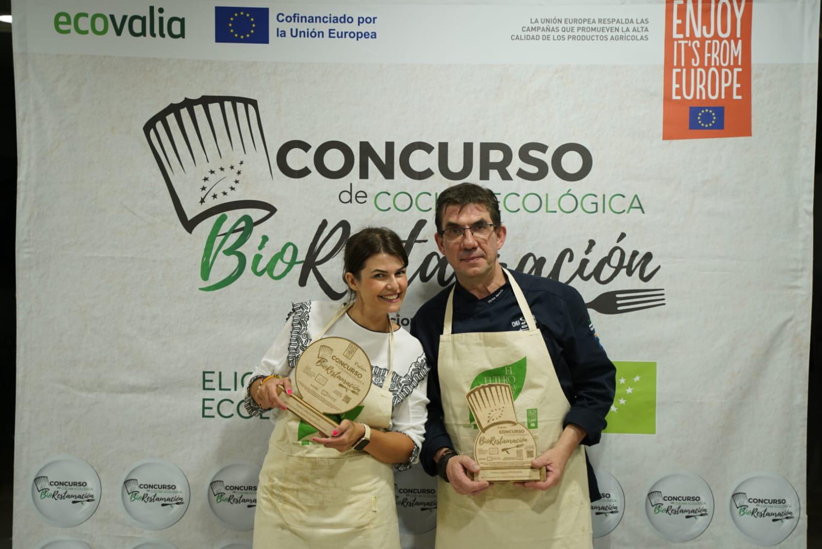 ganadores semifinal concurso de cocina ecológica BioRestauración en Cádiz